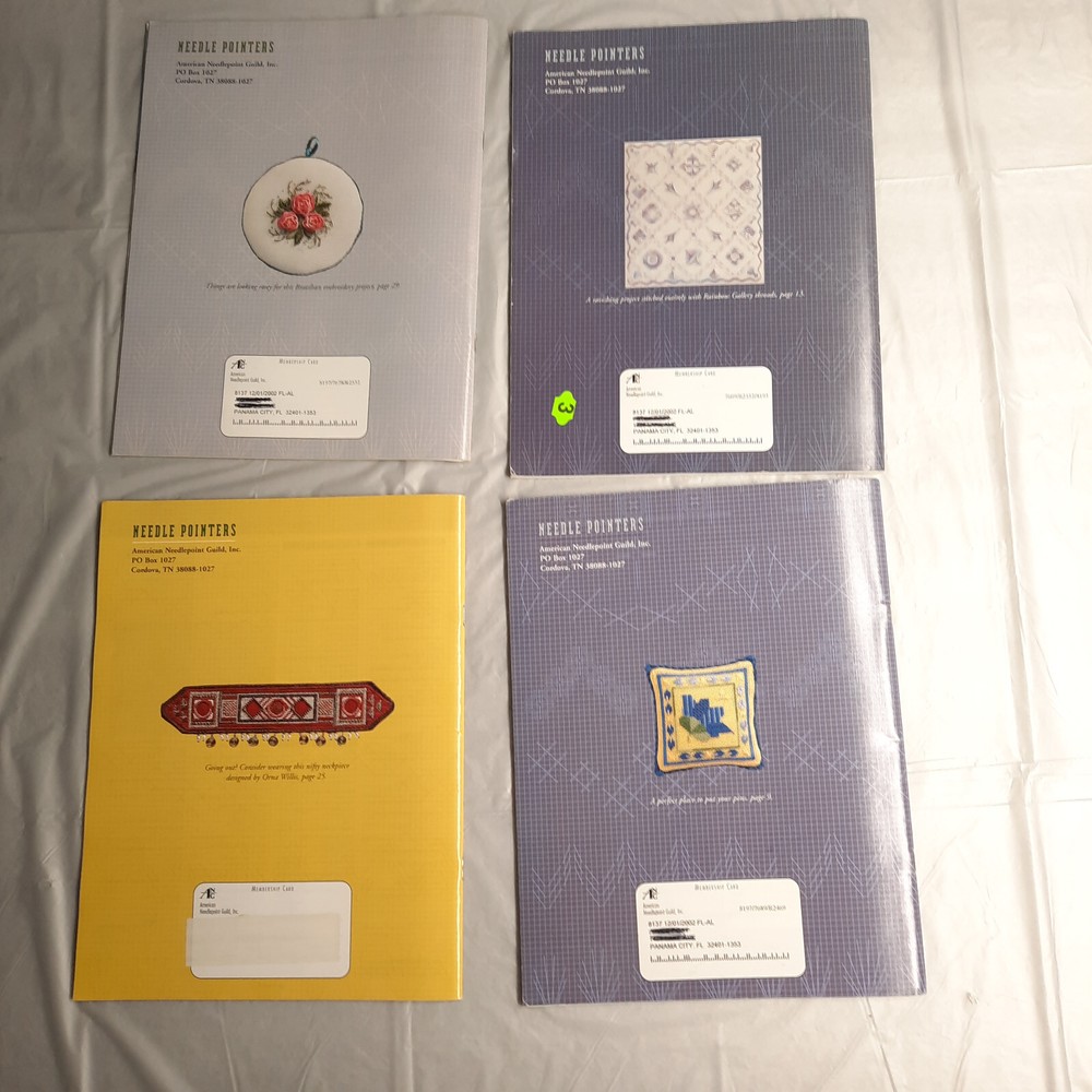 Needle Pointers Magazine Lot 2002 Partial Year 4 Issues Set