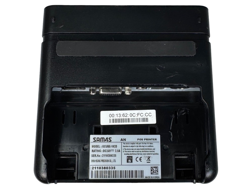 TESTED Sam4s GCUBE-102D Compact High-speed Thermal POS Receipt Printer USB LAN