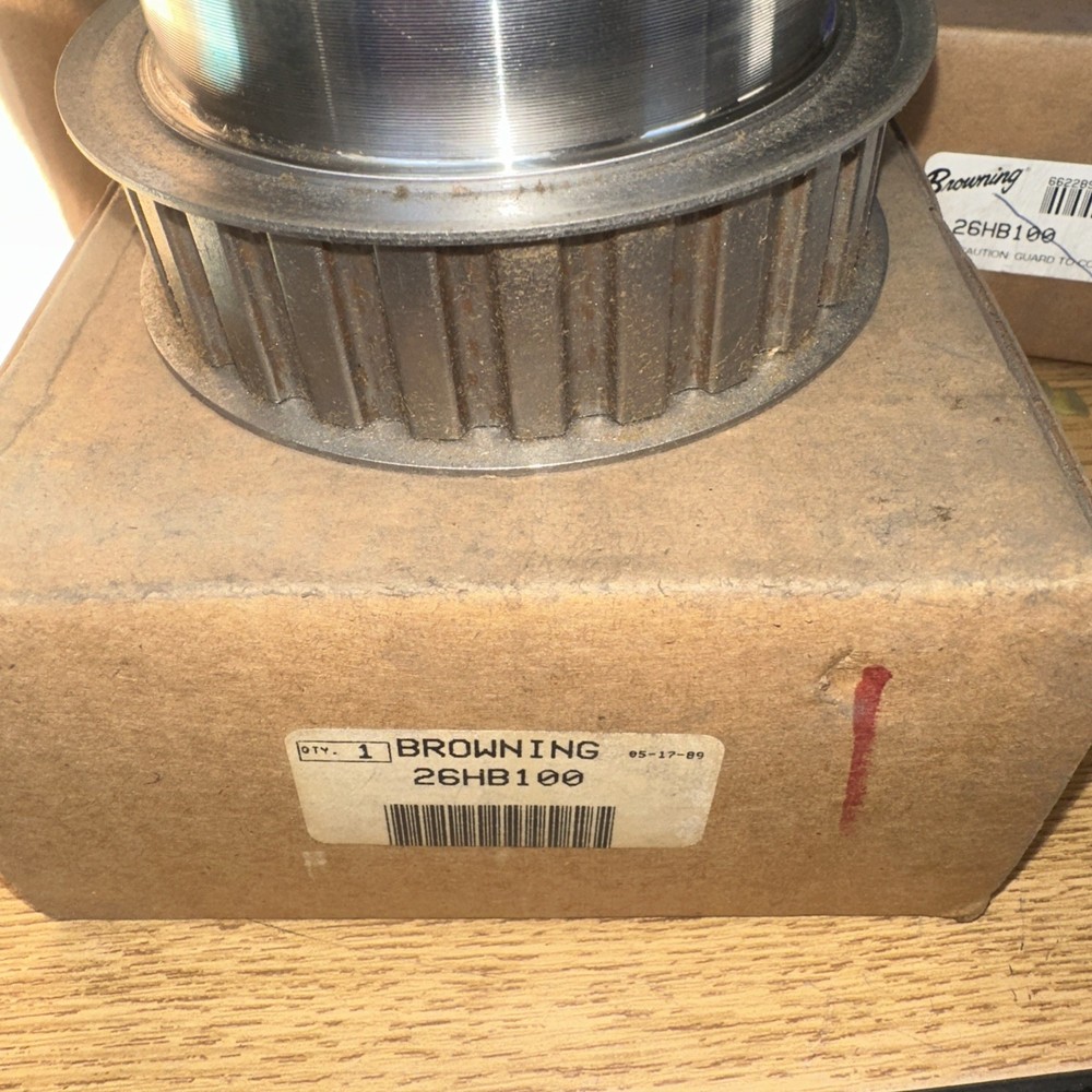 NEW Browning 26HB100 Bushing Bore Timing Belt Pulley 26 Tooth