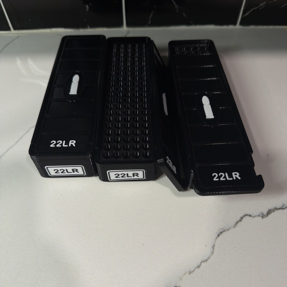 22LR Ammo Box 100rd Capacity (3 Pack)