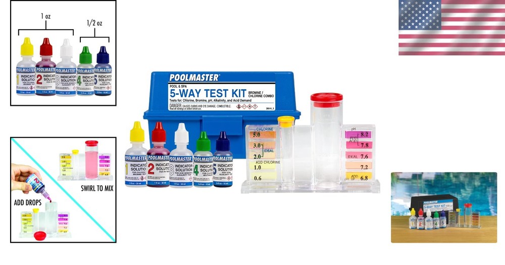5-Way Pool Water Chemistry Kit - Essential Collection