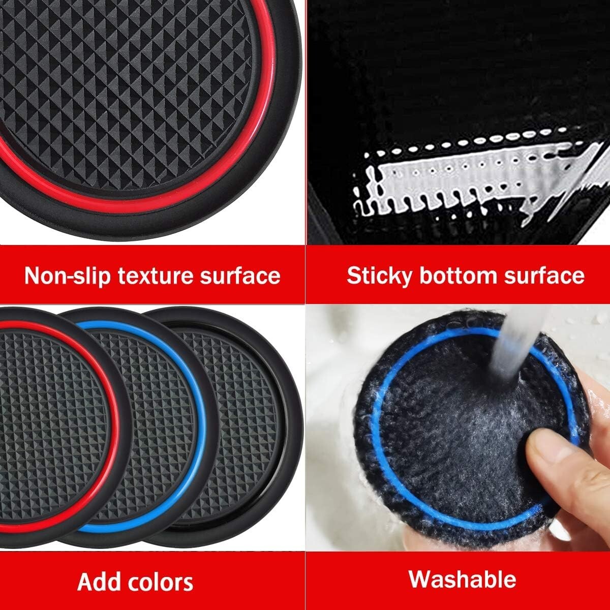 Auovo Cup Holder Inserts for Frontier 2005-2019 Xterra 05-15 Pathfinder 05-12