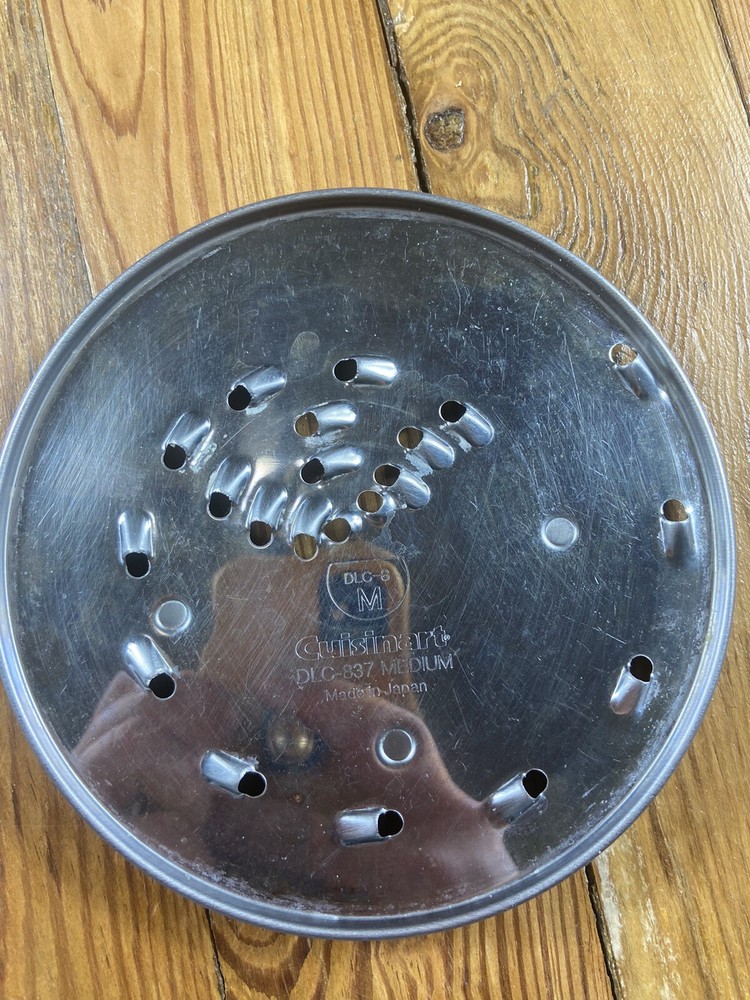 CUISINART FOOD PROCESSOR REPLACEMENT MEDIUM SHREDDING DISC DLC-837 DLC-8 HG49