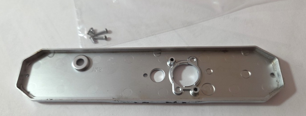Pentax K1000 camera bottom base plate for 3rd Generation, Plastic & Screws