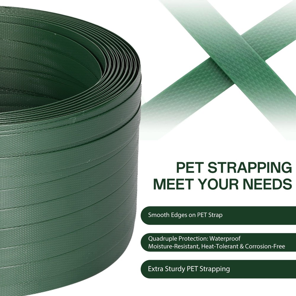 U.S. Solid Banding Strapping Kit Pallet Packaging Strapping Tool 2000ft