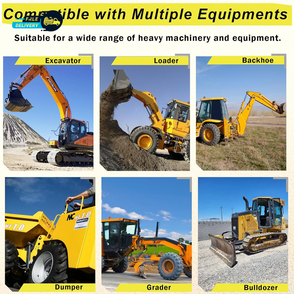 42Heavy Equipment Keys Master Set Construction Machine Operator Ignition Key Set