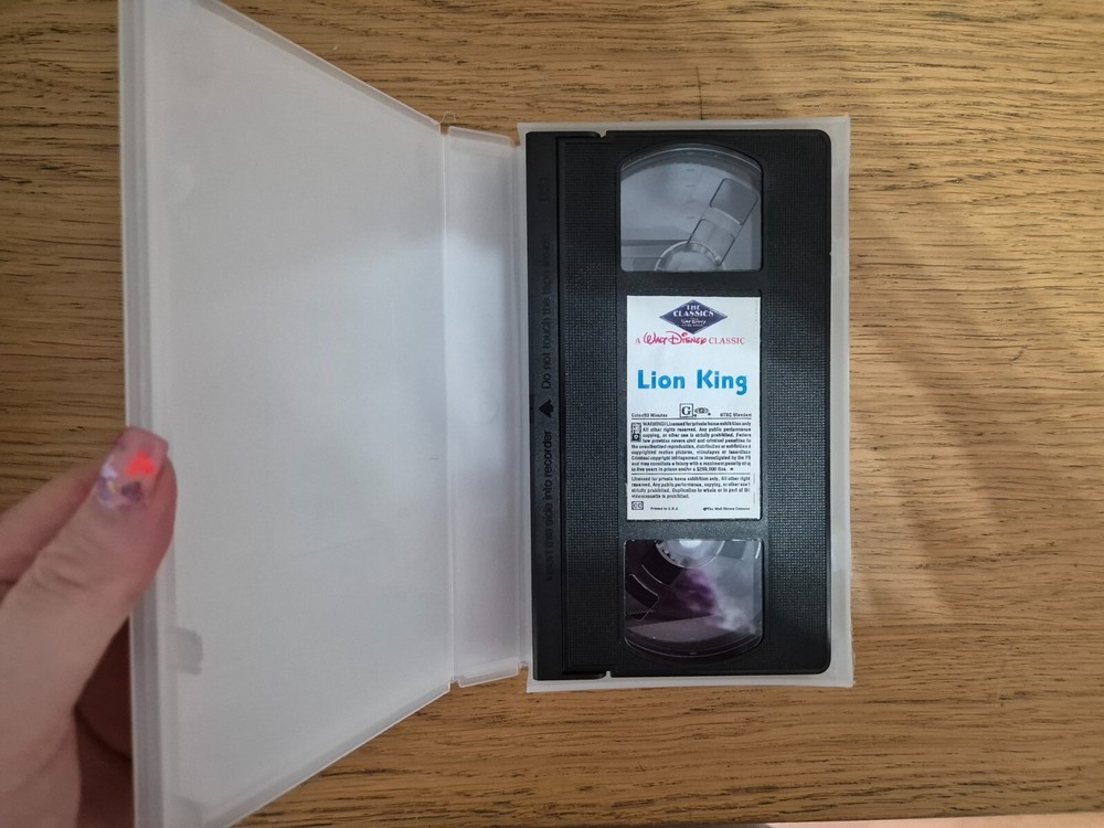 VHS Tape - Disney The Lion King