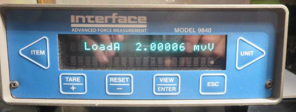 Interface 9840 calibration grade load cell indicator