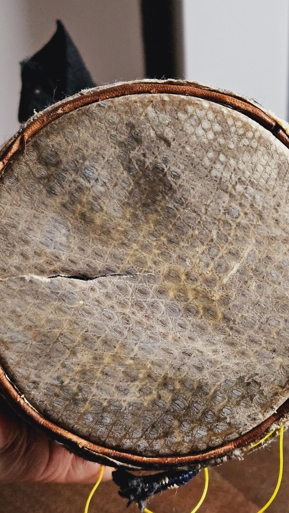 Handmade Small African Talking Drum Please Check Photos