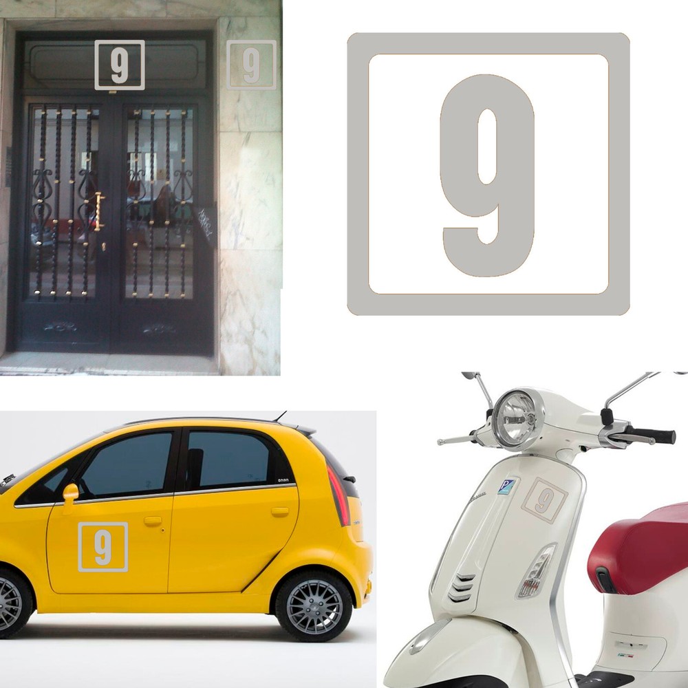 Number 9, Sticker Vinyl Versiónb v3c