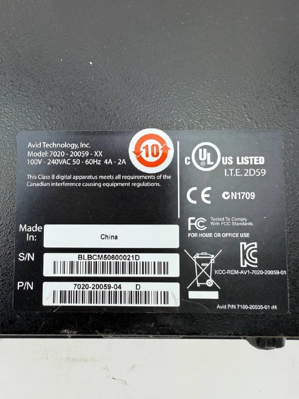 Avid Technology Mojo DX 7020-20059