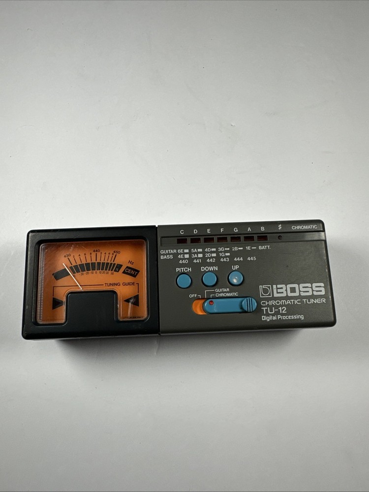 Boss Chromatic Tuner TU-12 Digital Processing Multi Instrument Tuner