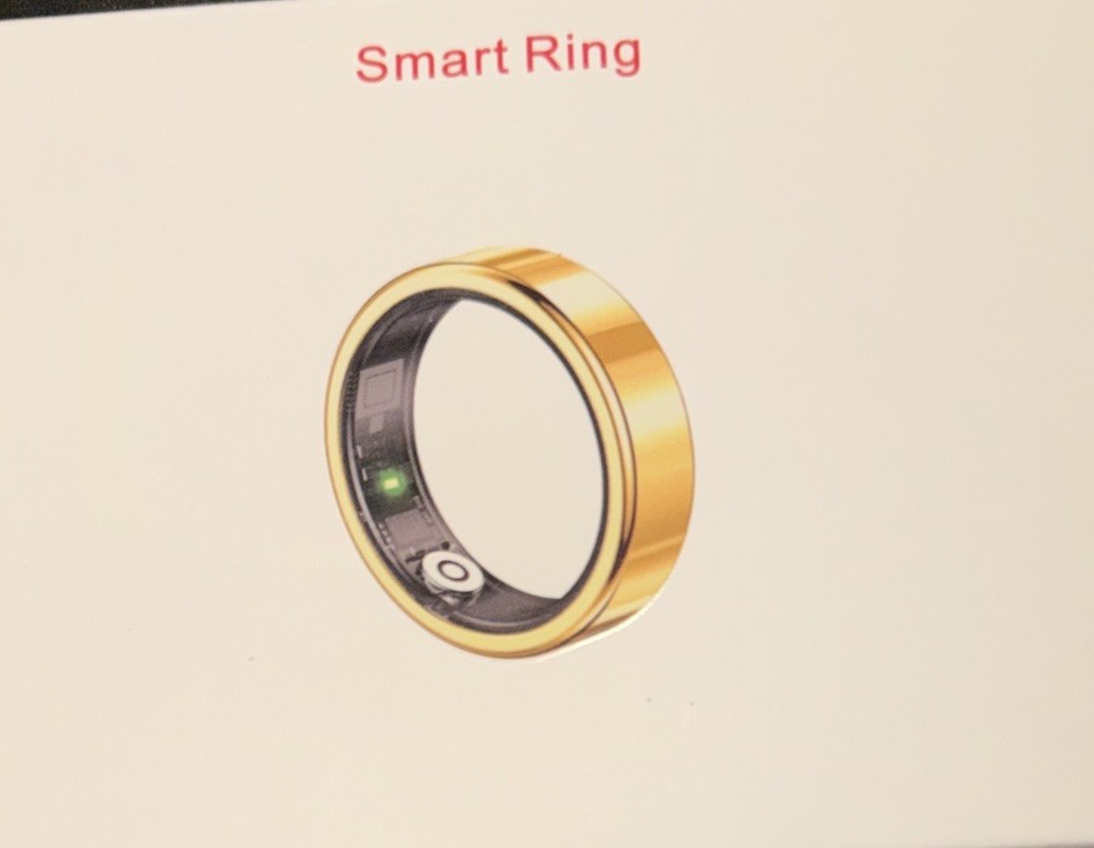 New Smart Ring In Box Black Size 10