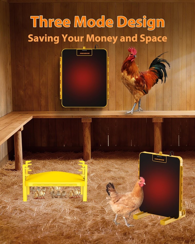 Brooder Plate for Chicks,Chicken Brooder Heater with Temperature Sensor – Rad...