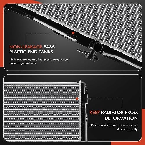 Engine Coolant Radiator Assembly Compatible with Lexus ES350 2013-2018,