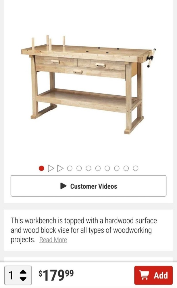woodwork table bench