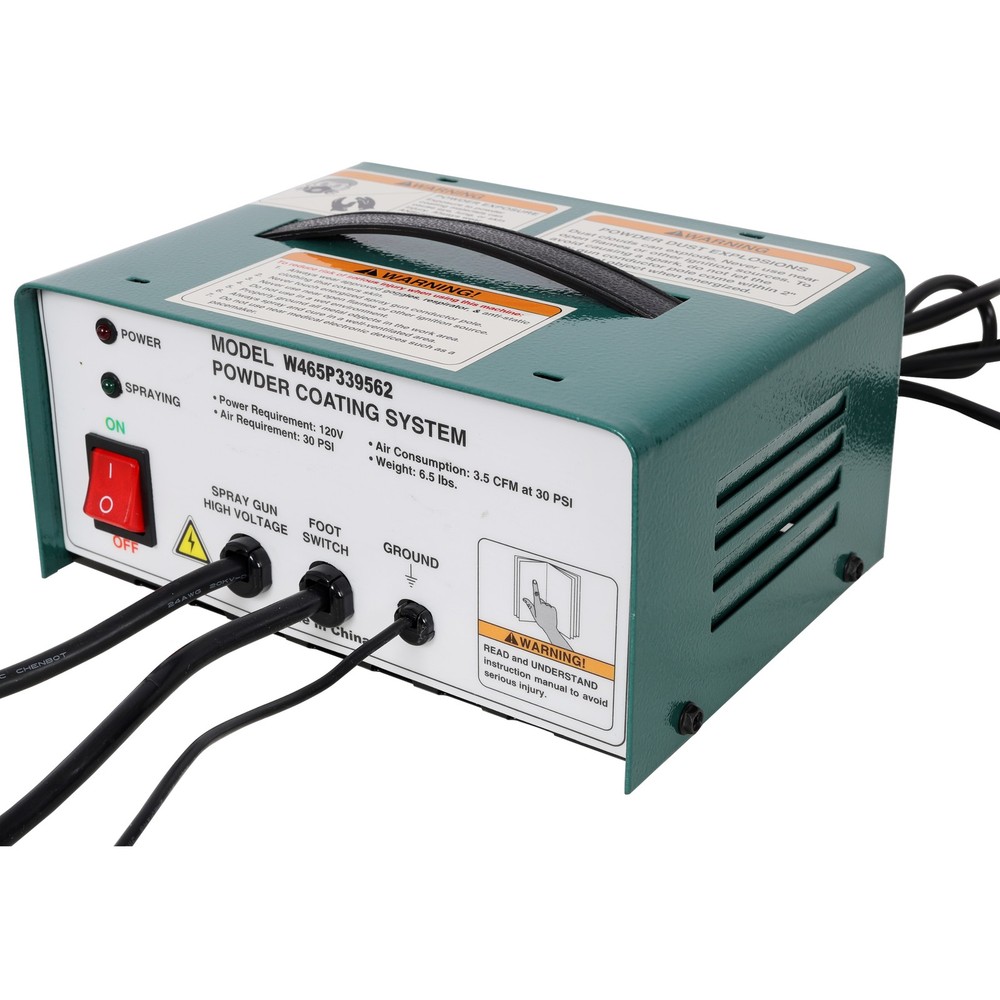 Complete Electrostatic Powder Coating System, 120V/60HZ