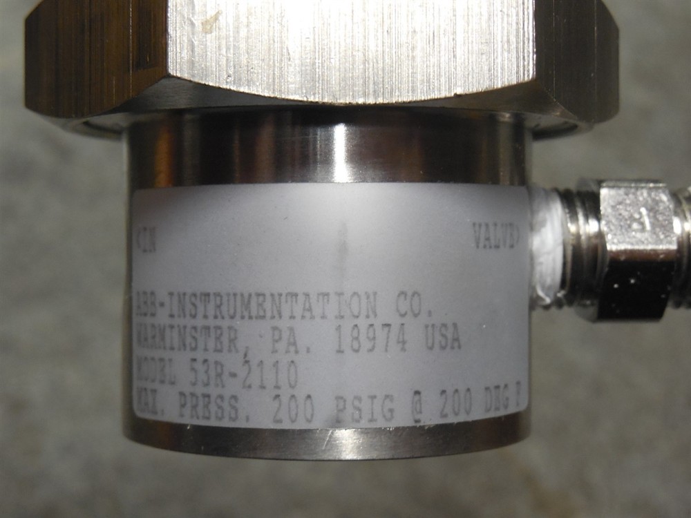 NEW ABB 10A6131NB2B1A00AAEXBCD10 Global PurgeMaster Flowmeter Assembly