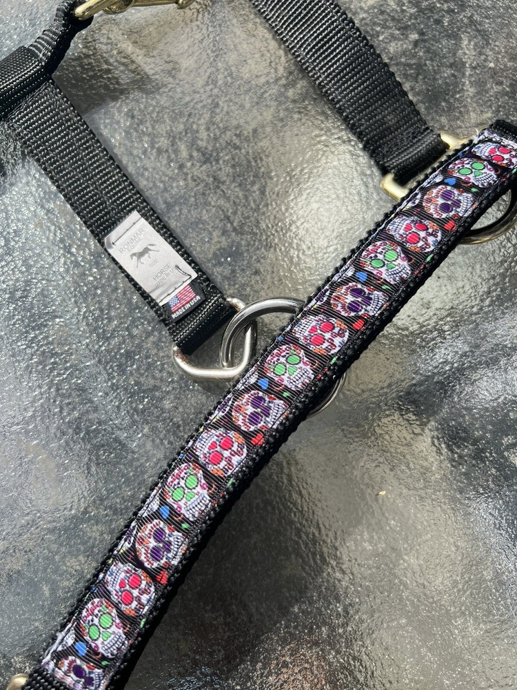 🐴💀Horse Halter Nylon And Matching Lead Unique
