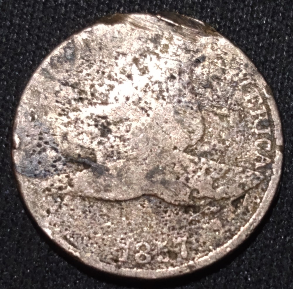 1857 Flying Eagle Cent Made For Only 3 Years FREE2Ship w/Tracking (1447)