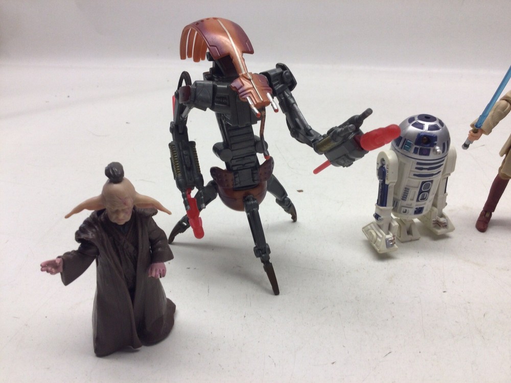5) 2003-2005 Hasbro Star Wars 3.75” Figures