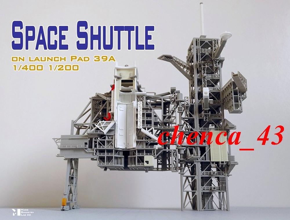 1/700/400/200 Launch Tower+Service Tower Set 3D Printing Model for Space Shuttle