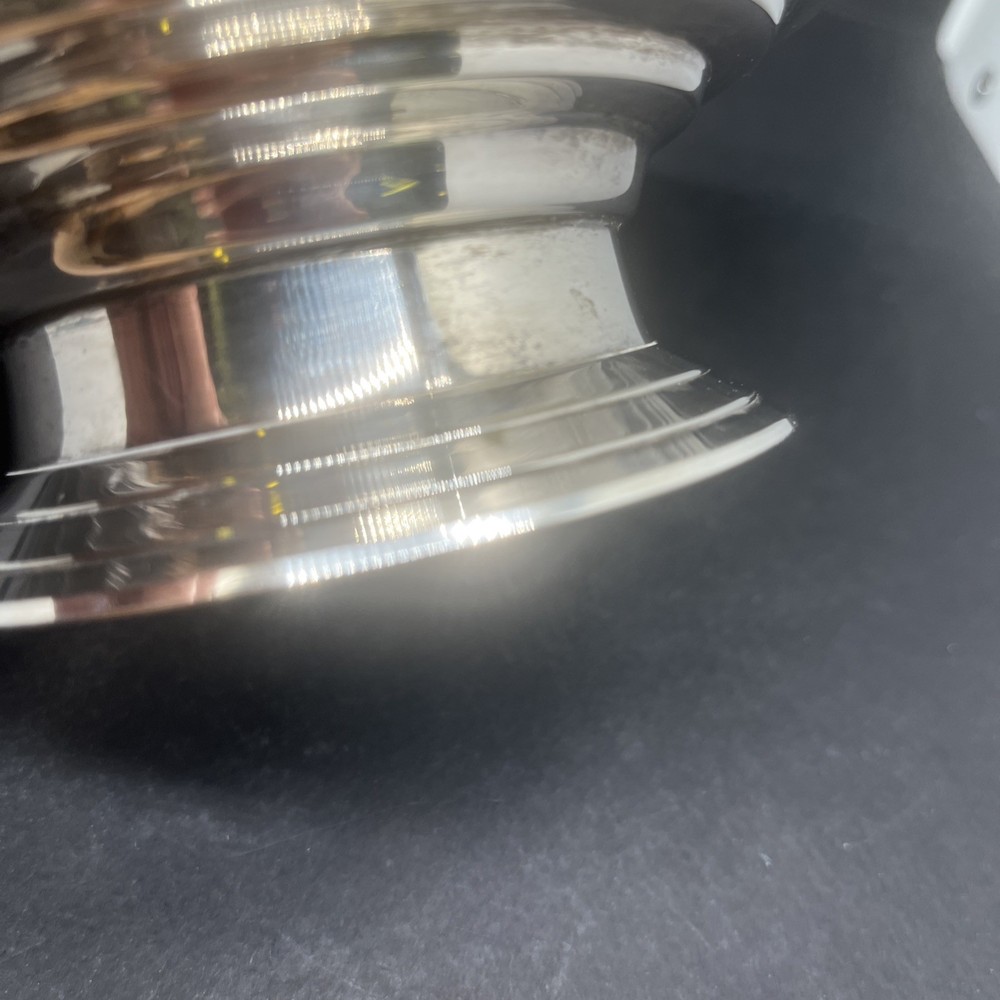 Silverplate Art Deco Bowl 9”