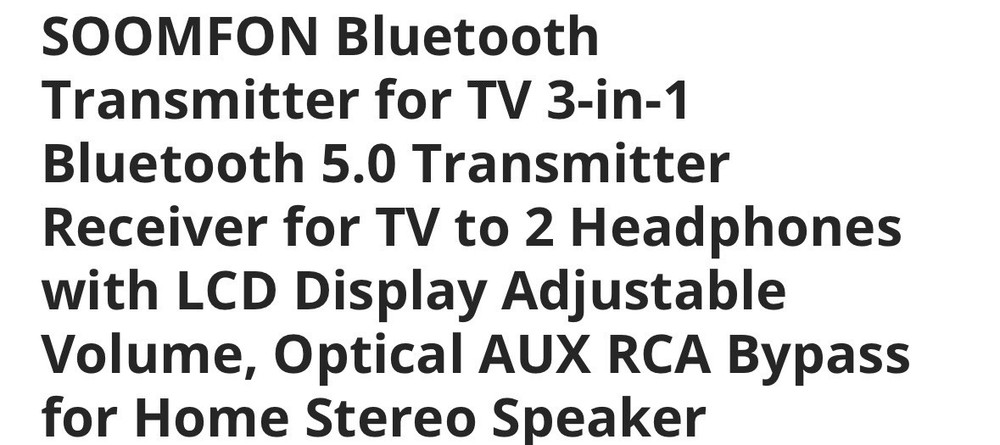 Soomfon Bluetooth Transmitter
