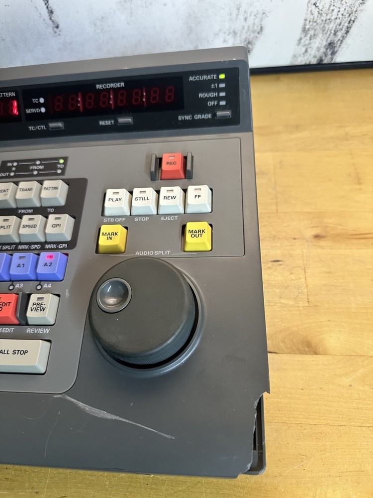 Panasonic AG-A850P Edit Controller Untested Sold As Is