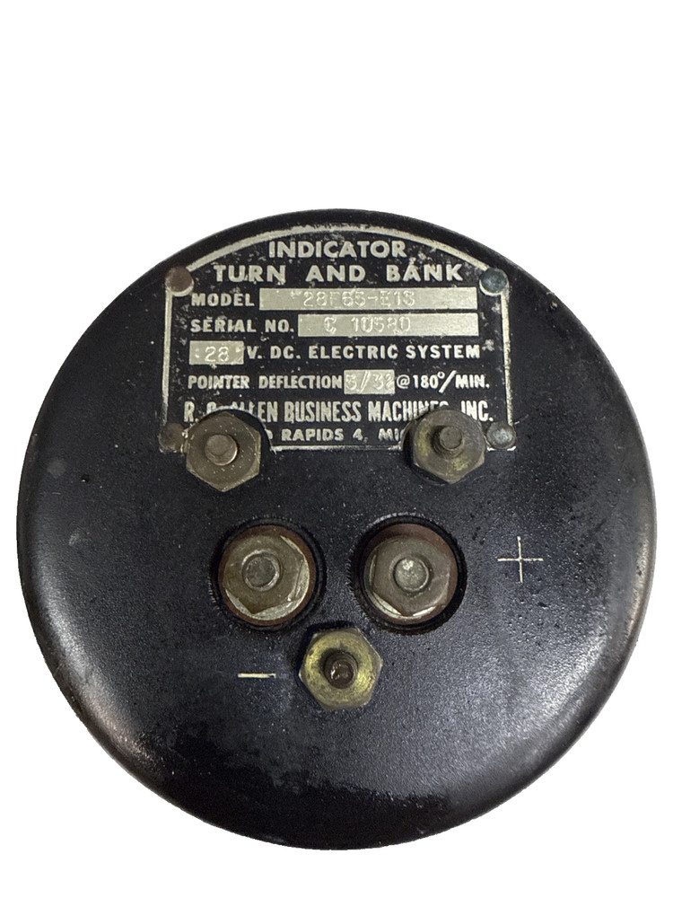 RC Allen Turn and Bank Indicator 2865 – EIS