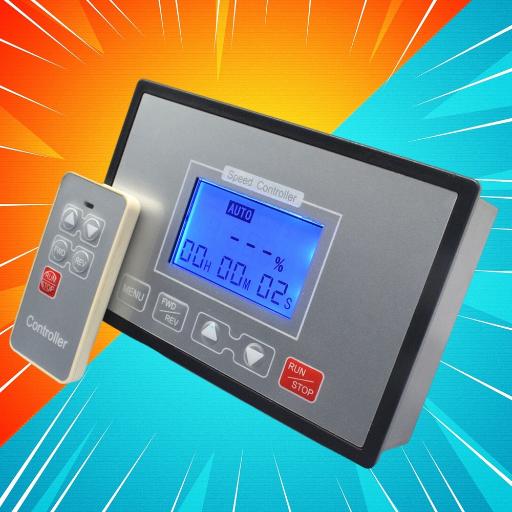 Speed Controller 60A PWM DC Motor Timing Reversible Remote Control LCD-Displayy