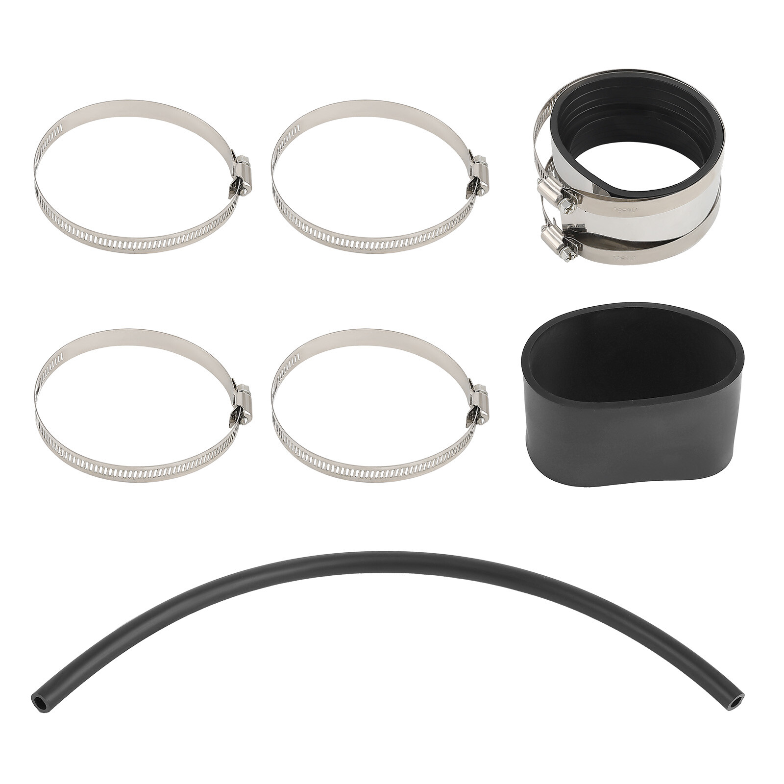 Dual Twin Air Intake System Kit Aluminum + Filter for Corvette C5 5.7L 01-04