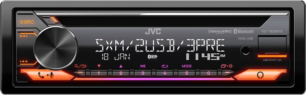 JVC KD-T925BTS CD Receiver