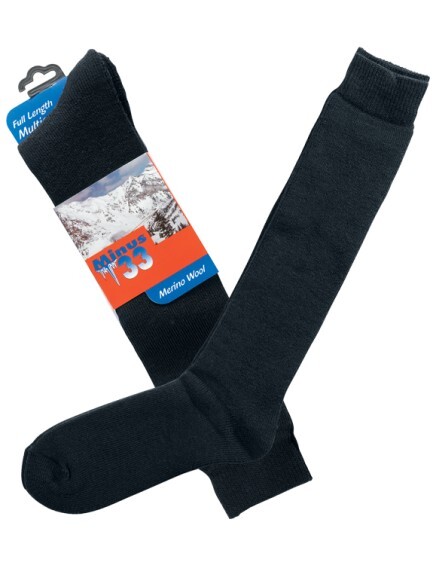 Minus 33 Multisport Full Length Socks Navy Blue SM