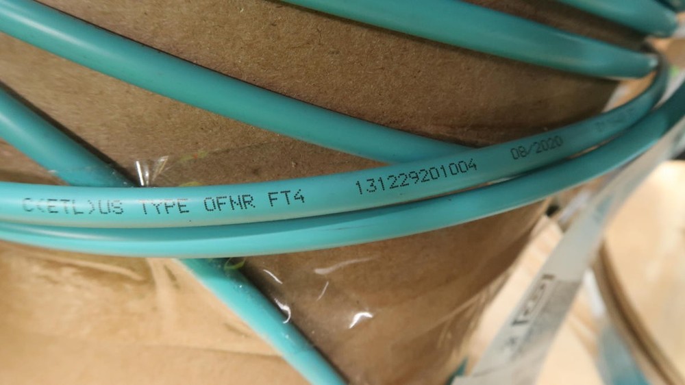 COMMSCOPE 371-COMOM3-TBD-12 12 FIBER MULTIMODE FIBER OPTIC CABLE OM3 (MULTI ROLL