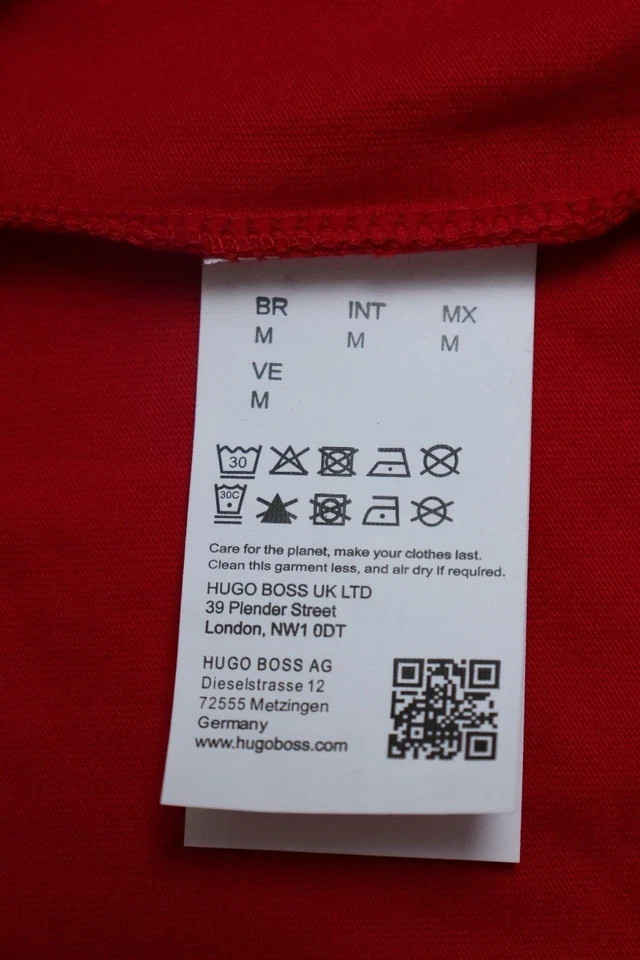 Hugo Boss Men's Short Sleeve BOSS Tiburt Solid Cotton Crew New Arrivals