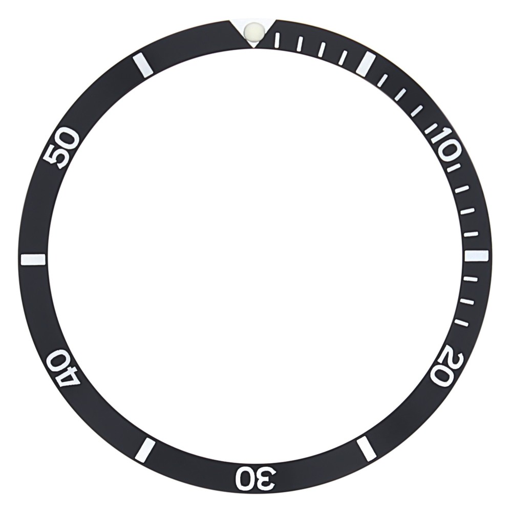 REPLACEMENT BEZEL INSERT BLACK FOR WATCH 44MM X 38MM