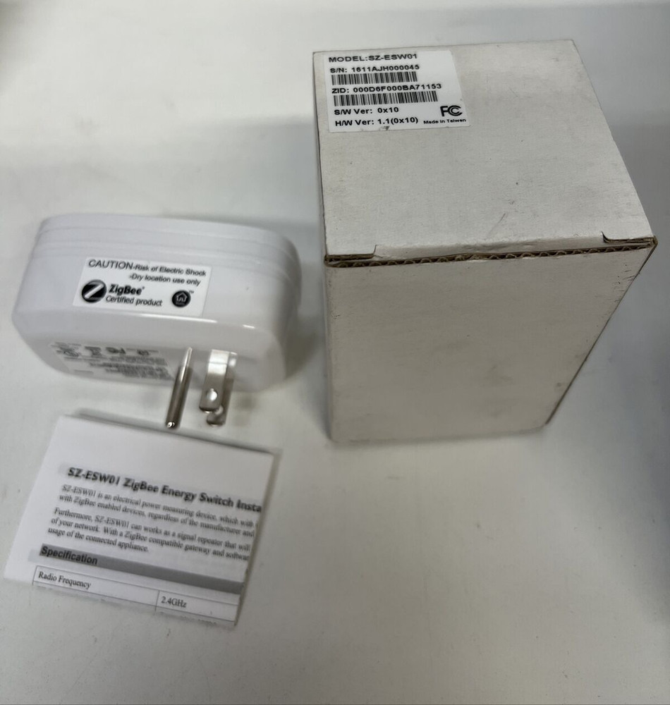 Sercomm SZ-ESW01 Zigbee Energy Switch NEW