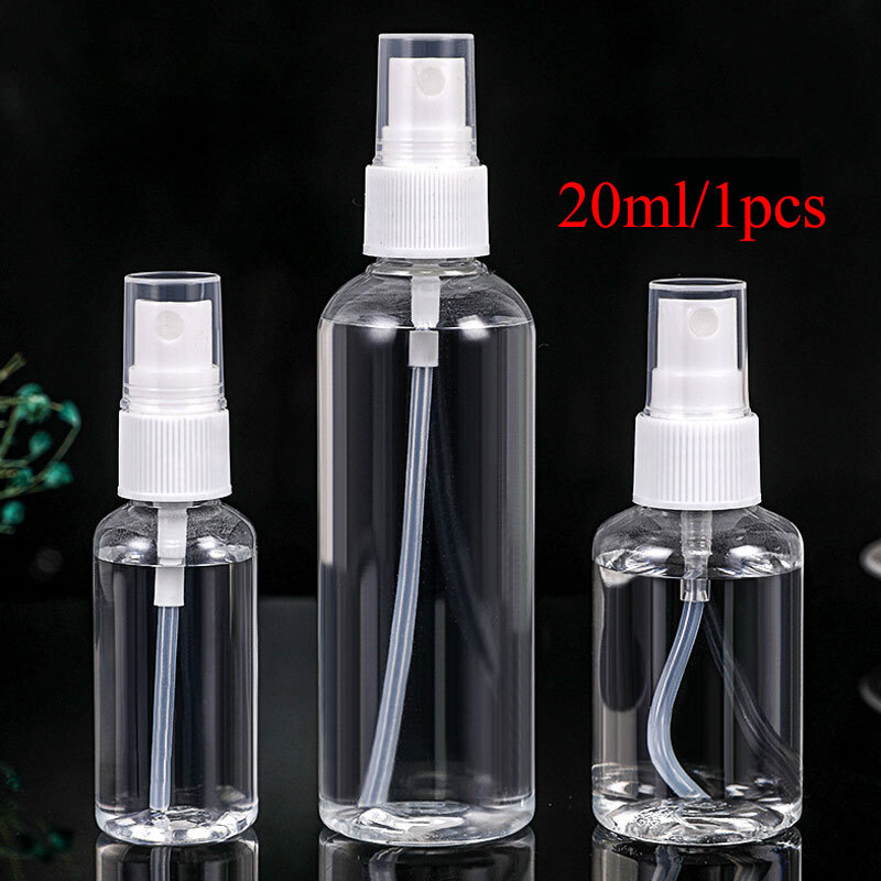 Travel Transparent Plastic Perfume Atomizer Empty Spray Bottle US