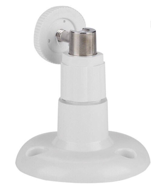 Mini CCTV Camera Stand Wall Mount Bracket Rotatable White