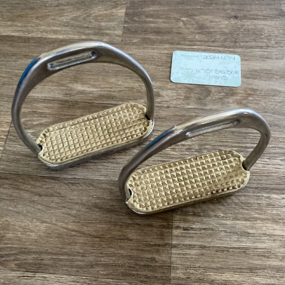 4.75” Sta-Brite Stainless Stirrup Irons