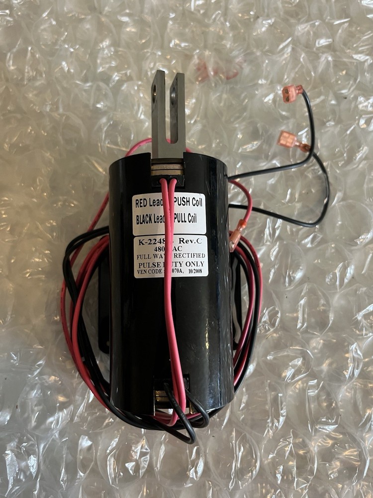 K-2248B GE Zenith Solenoid 480V F14 Power Panel Transfer Switch Operator Linear