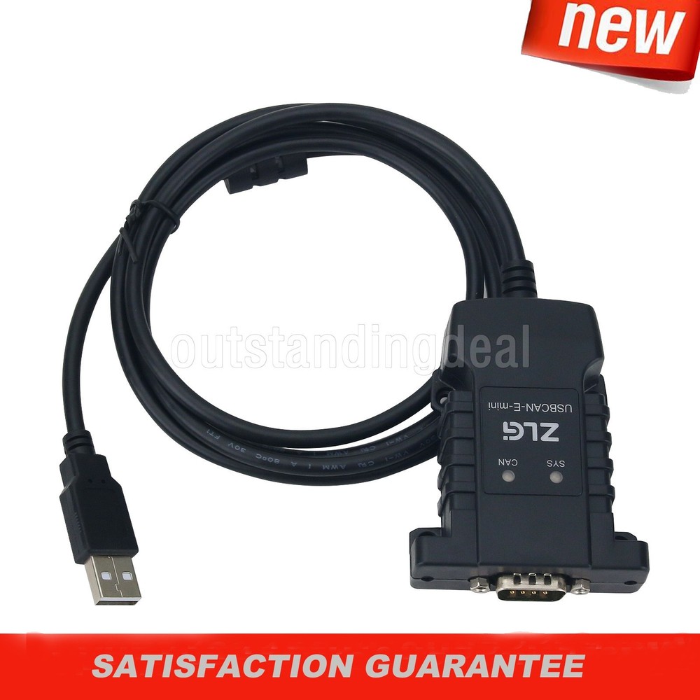 ZLG USBCAN-I-mini USB CAN Analyzer USB to CAN Adapter for Linux System os67