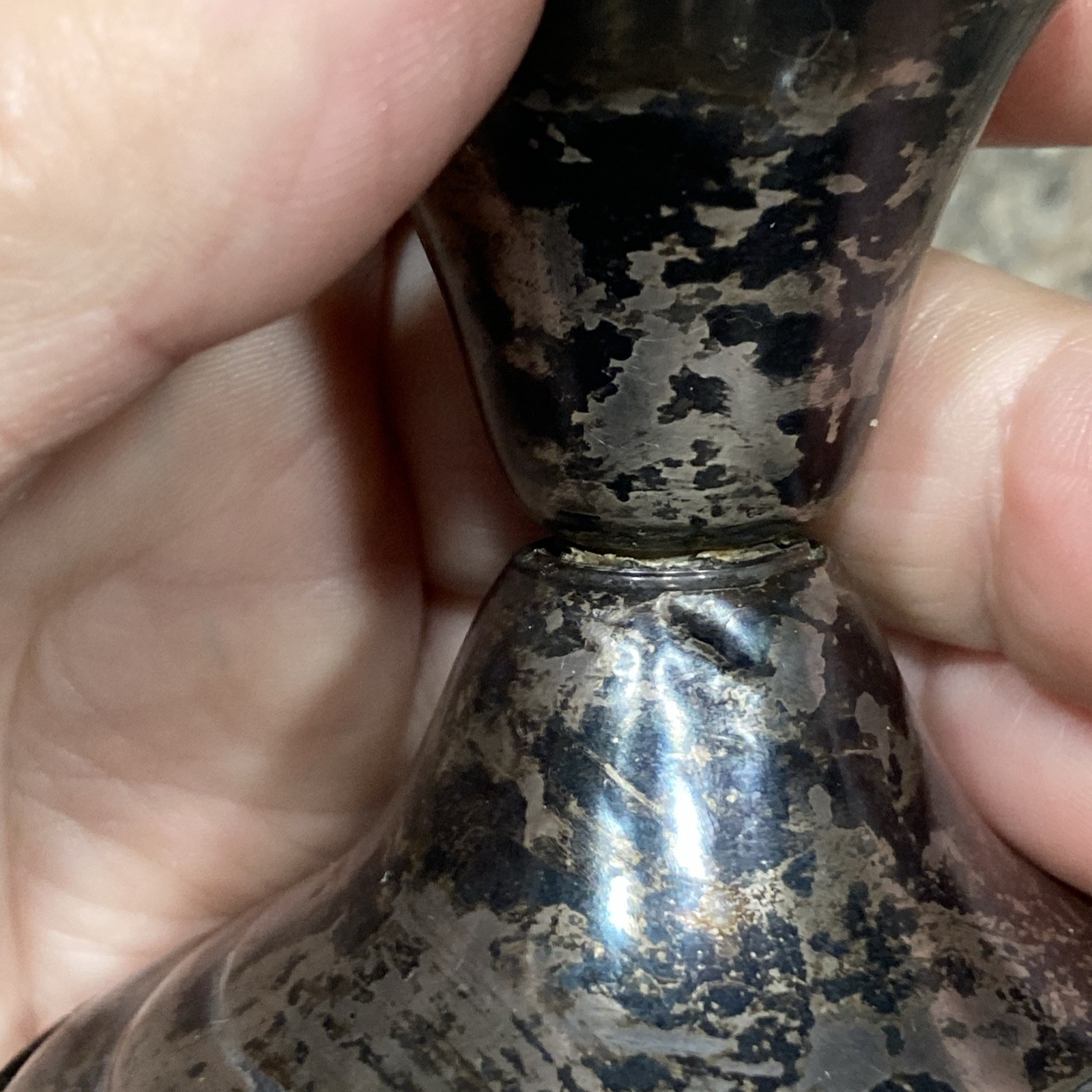 Vintage Frank M. Whiting Sterling Candlestick Weighted Reinforced