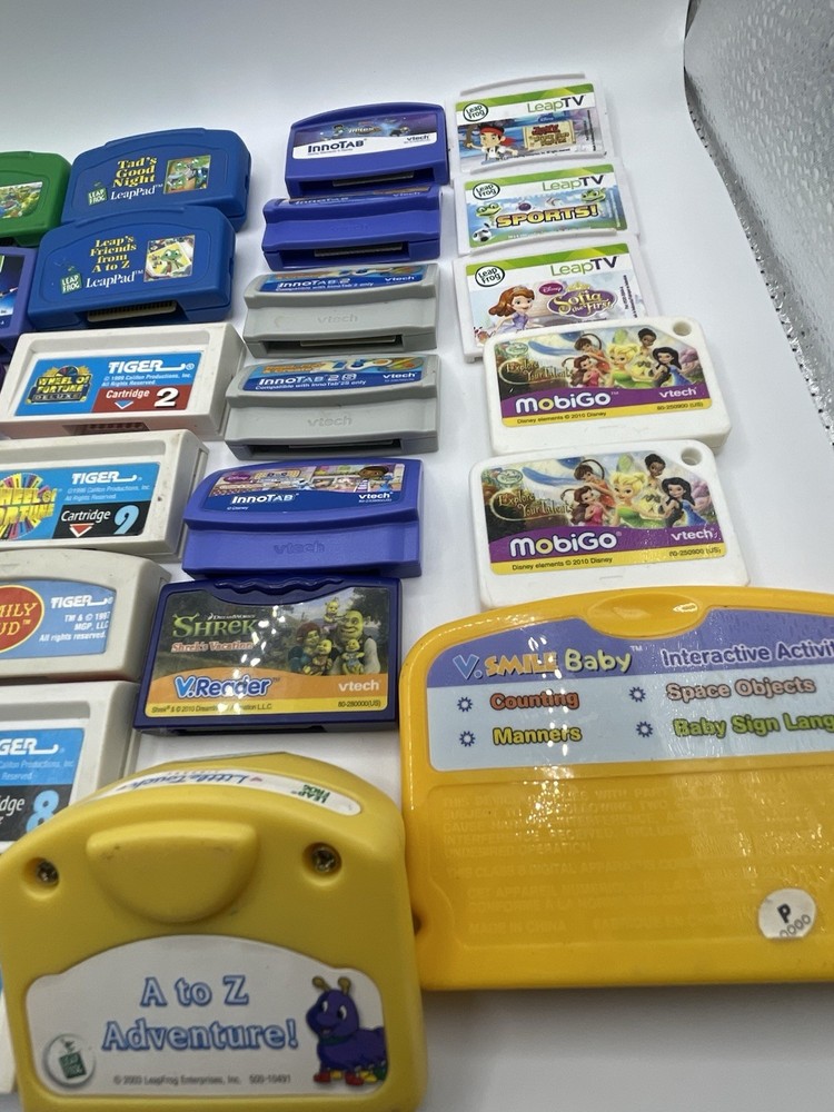 25 Leap Frog, V Tech, Tiger Learning Games