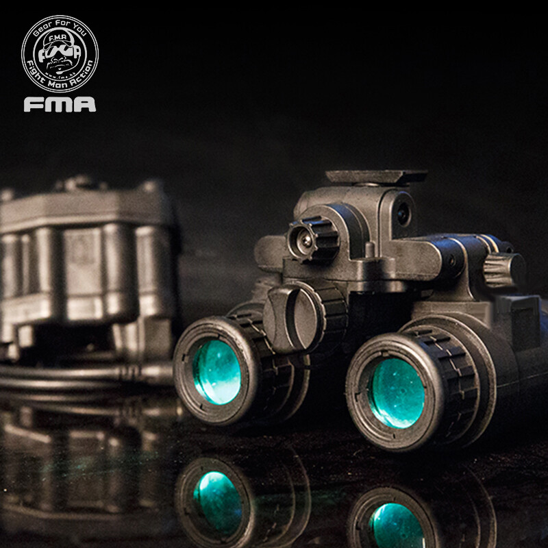 FMA Airsoft Binocular Helmet NVG PVS31  Dummy with Light Function Tactical Gear