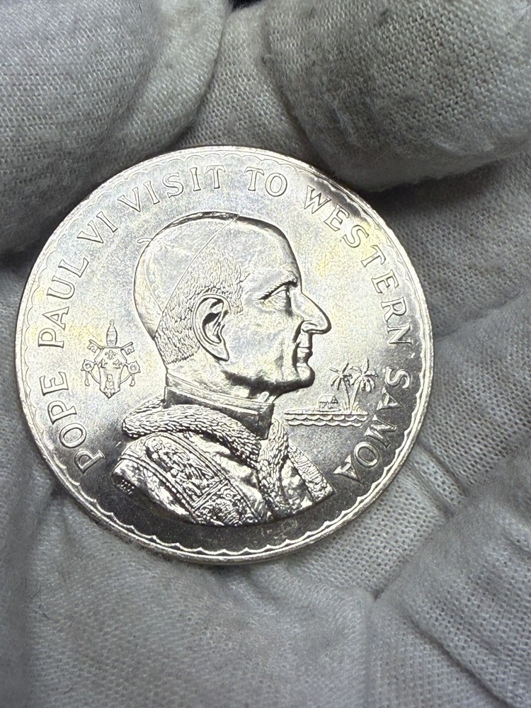 Western Samoa 1 Tala 1970 Pope Paul VI Gem Bu! B64