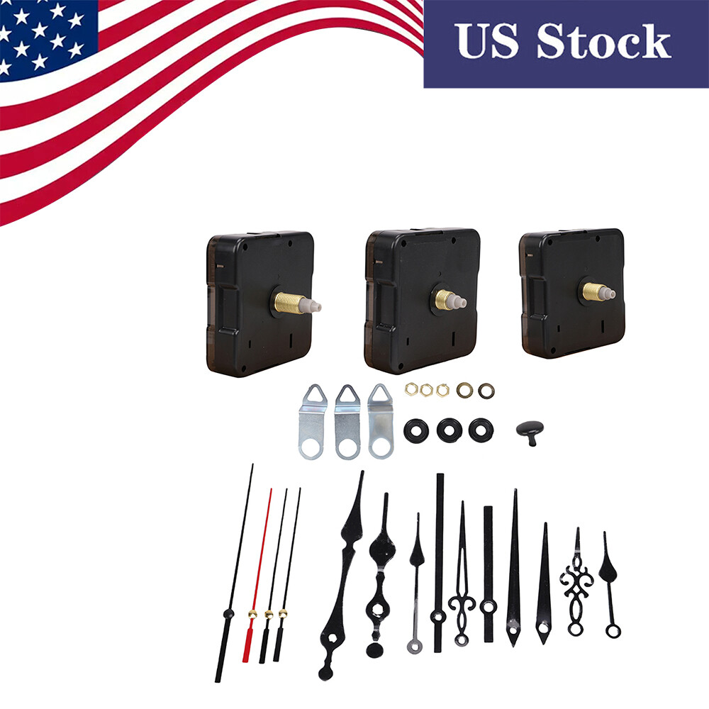 DIY Clock Movement Quartz Mechanism Wall Replacement Repair Tool