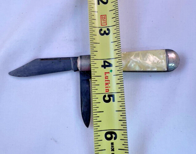 VTG Imperial Pocketknife 2 Folding Blades w/Plastic Handle 3"