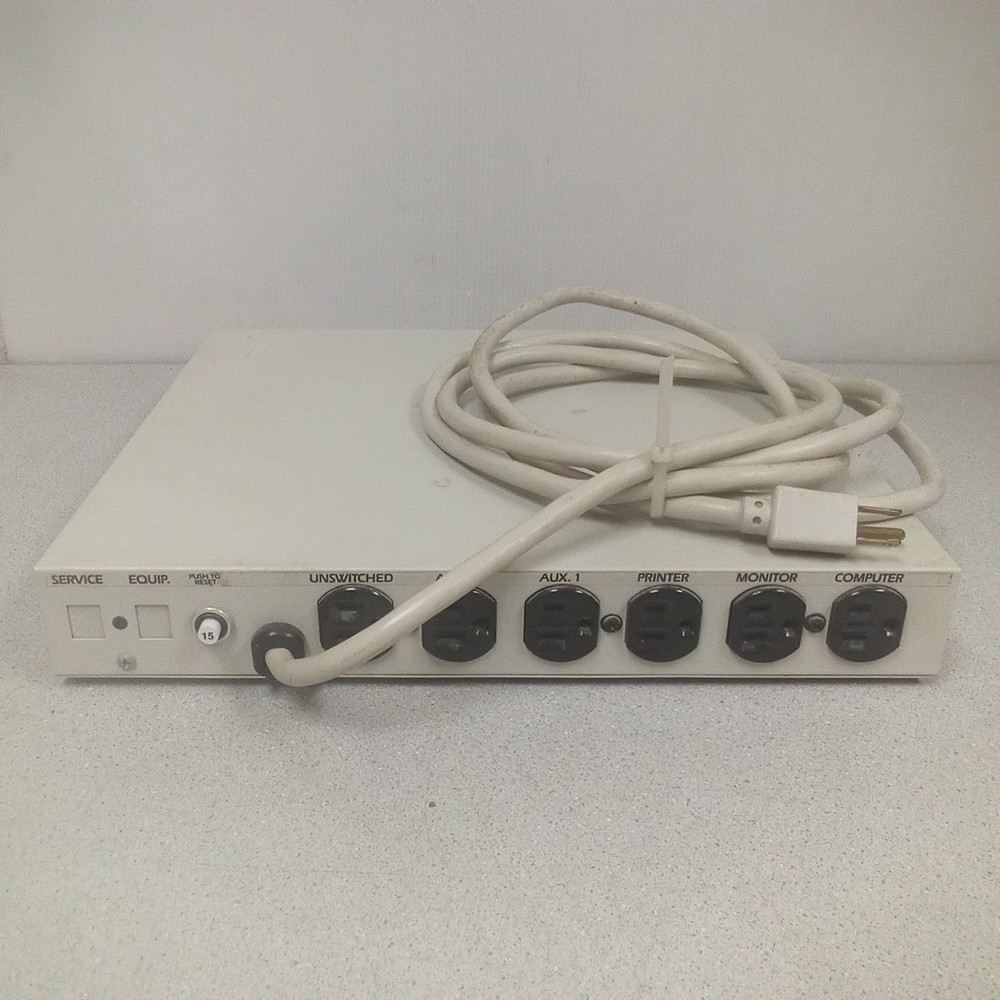 Tripp Lite Command Console CCI 6-12 Surge Suppressor Power Strip